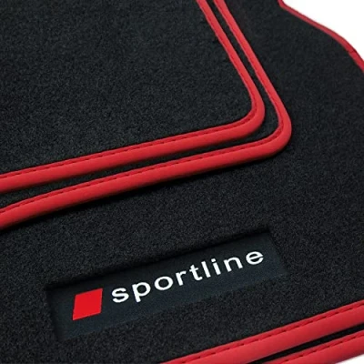 Immagine di teileplus24 PV101 FBA Tappeti in Gomma Sportline Design per Audi A3 8P 8PA 2003 2012