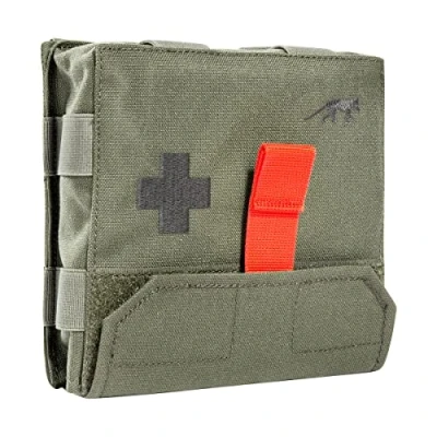 Immagine di Tasmanian Tiger TT IFAK Pouch S MKII Medic Borsa aggiuntiva per il primo soccorso, vuota, compatibile con pannello rimovibile, colore: Verde oliva