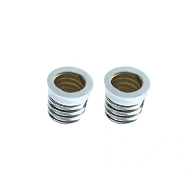 Immagine di LEDLUX 2 Pezzi Convertitore Adattatore Portalampada Per Lampada Led Attacco Da E17 A E14