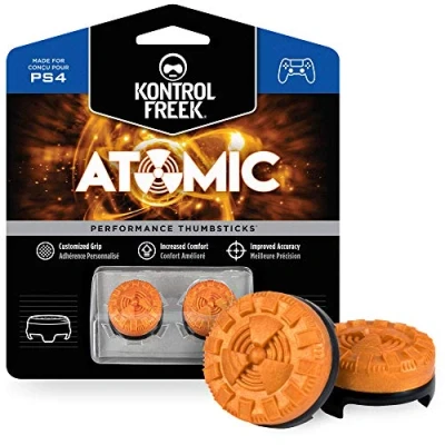 Immagine di KontrolFreek Atomic per PlayStation 4 (PS4) Controller Levette Performance 2 medie Convesse Arancione