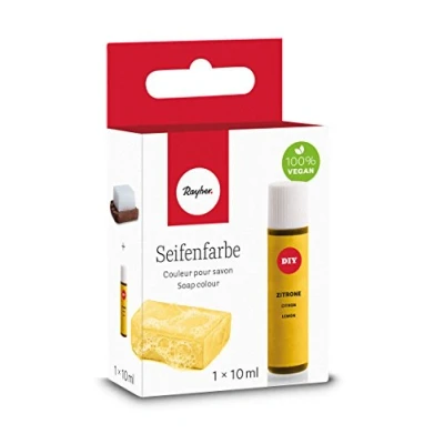 Immagine di RAYHER, colore per sapone, Sb Box da 10 ml, a base d’acqua, limone, 10.3 x 6 2.7 cm