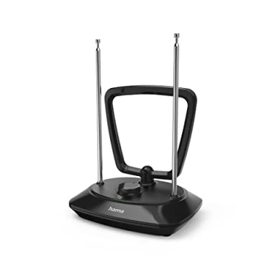 Immagine di Hama Antenna interna attiva DVB T/DVB T2, nera