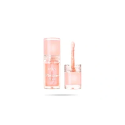 Immagine di Pupa Gloss Pleasure Lip Oil, Elisir per Labbra Extra Nutriente, Finish Lucido Effetto 3D Disponibile in 4 Varianti di Colore e Trattamento (001 Fresh Watermelon, Aroma Anguria)