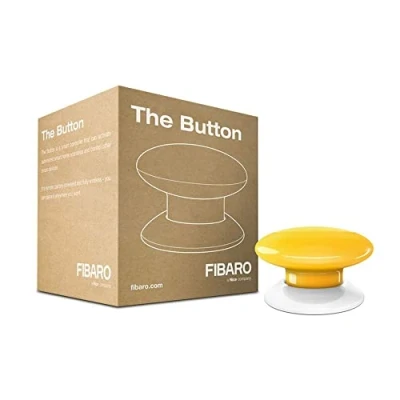 Immagine di FIBARO FGPB 101 4 Il Tasto, Z Wave Controller di Scena, 3.6 V, Giallo