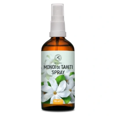 Immagine di Spray Profumato per Ambiente Monoi de Tahiti 100ml Aromatica Stanza e Lino Nebbia Ambienti Deodorante Vaporizzatore