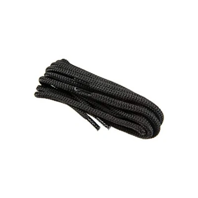 Immagine di Lacci Tondi per Scarpe e Stivali da Lavoro, Antinfortunistiche, Resistenti, Vari Colori Lunghezze, Fatti in Europa dalla Worker Walker Pro, 1 Paio (91 nero / 180 cm 71 pollice)
