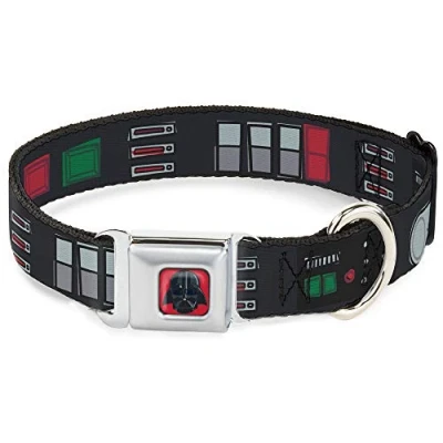Immagine di Buckle Down Collare per cani con fibbia cintura di sicurezza Star Wars Darth Vader Utility Belt Bounding3 nero, grigio, rosso, larghezza 2,5 38 cm, multicolore (DC SB SWBBV WSW141 1.0 S)