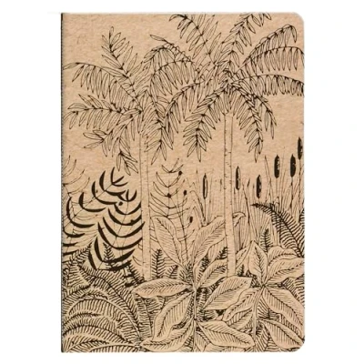 Immagine di Clairefontaine 116037C Un taccuino cucito con motivi natura su copertina kraft, formato A5, 14,8 x 21 cm, 64 pagine a righe di carta avorio 90 g, collezione Le ciliegio bianco, 3 immagini, consegna