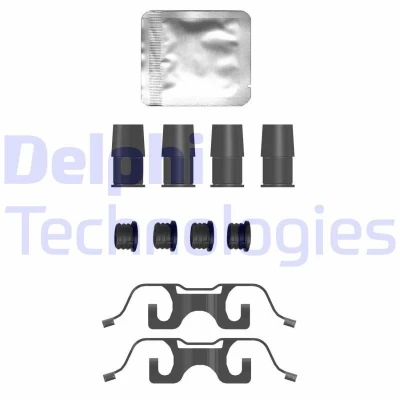 Immagine di DELPHI LX0755 Kit accessori, Pastiglia freno MERCEDES BENZ: Classe C T modell, Coupe, GLC SUV, AUDI: A4 B9 Sedan