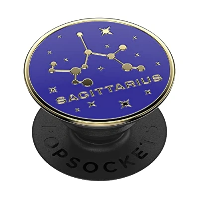 Immagine di PopSockets: PopGrip Supporto e Impugnatura per Telefoni Cellulari Tablet con un Top Intercambiabile Enamel Zodiac Sagittarius
