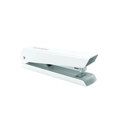 Immagine di Fellowes Cucitrice da scrivania LX820 con Rivestimento in Microban, Capacità 20 Fogli, Punti 24/6mm e 26/6mm, Colore Bianco
