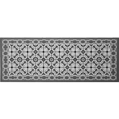 Immagine di oKu Tex Zerbino, Poliammide, Grau, Anthrazit, 45 x 120 0,6 cm