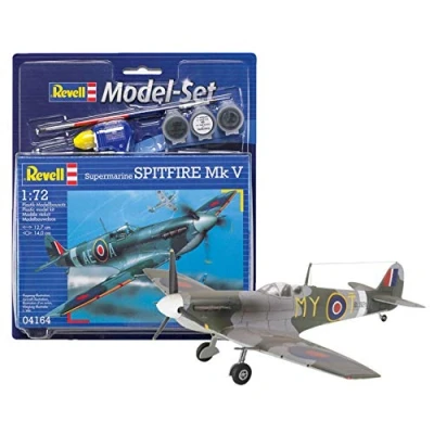 Immagine di Revell 64164 Modellino Set Spitfire Mk.V, scala 1:72 [Importato da Germania]