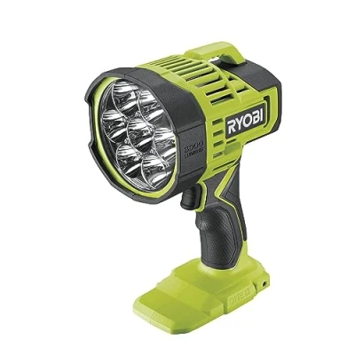 Immagine di Ryobi RLS18 0 Torcia a Lunga Distanza 18V, Batteria Non Inclusa, per Medie e Lunghe Distanze, 3 Impostazioni di Luminosità