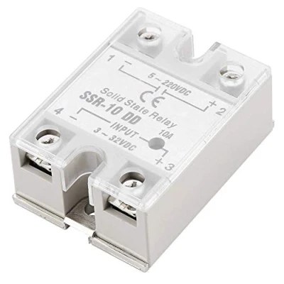 Immagine di Relè Semiconduttore SSR 10 Dd, 10a 5 220v DC Modulo Semiconduttori Tipo Scr A Due Vie per Campo di Controllo Automatico Industriale