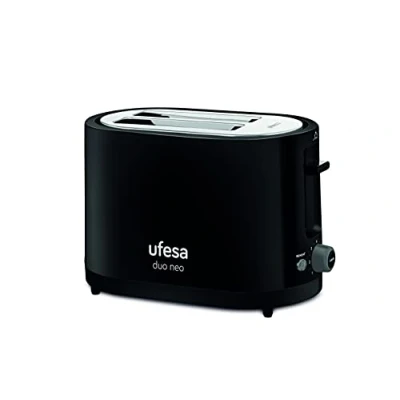 Immagine di Ufesa TT7485 DUO NEO Tostapane, 750 W, 7 Livelli di Tostatura, Funzione per Scongelare e Riscaldare