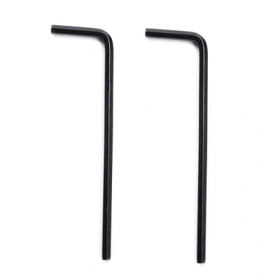 Immagine di Musiclily Basic 3/32&quot; Chiave a Brugola in Acciaio per Strumento Fender anni &#039;70 con Regolazione Collo Micro Tilt, Nero (Set di 2)