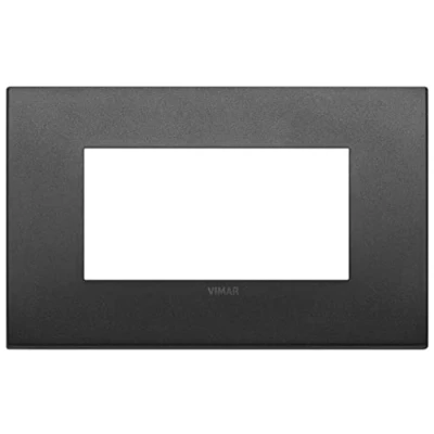 Immagine di Vimar 19954.01 Placca Arké fit 4 moduli, metallo, grafite matt