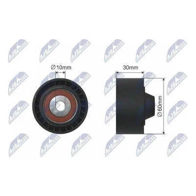 Immagine di NTY RNK RE 005 Galoppino RENAULT: Megane 4, Captur, Twingo 3, NISSAN: X Trail, NP300 Navara Pick up, NV400 Van, SMART: Forfour II Hatchback