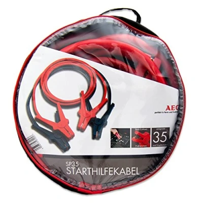 Immagine di AEG 97205 Cavetti d&#039;avviamento con borsa custodia, protezione contro sovratensioni 12, 24