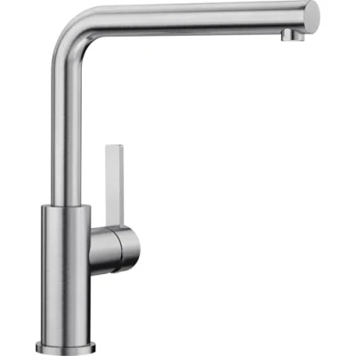 Immagine di BLANCO LANORA 523122 Rubinetto miscelatore di alta qualità in acciaio inox per la cucina, pressione, spazzolato