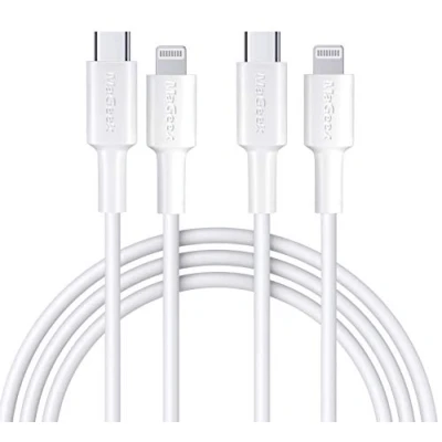 Immagine di MaGeek Cavo USB C a Lightning, [Certificato Apple MFi] [1,8 m, 2 Pezzi] Lungo di Ricarica Rapida PD per iPhone 11/11 PRO / 11 Max/X/XS/XR/XS 8/8 Plus, Supporta Power Delivery