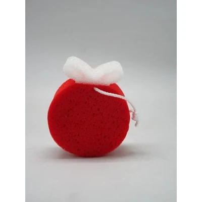 Immagine di martini SPA Xmas Collection Spugna corpo soft sagomata Pallina Natalizia con cordino, in poliuretano, colore bianco e rosso, 10x12x4cm, 9g, 1 unità