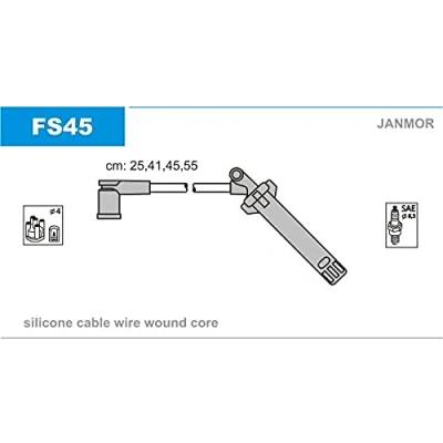 Immagine di JANMOR FS45 Kit Cavi Accensione FORD: Galaxy Mk1 MPV