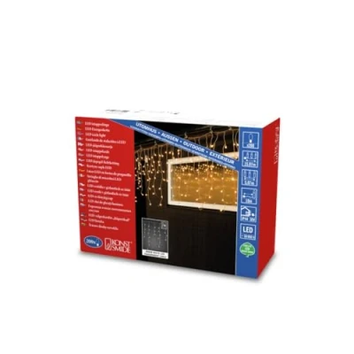 Immagine di Konstsmide Tenda luminosa nevischio esterno 24 V 200 Multicolore