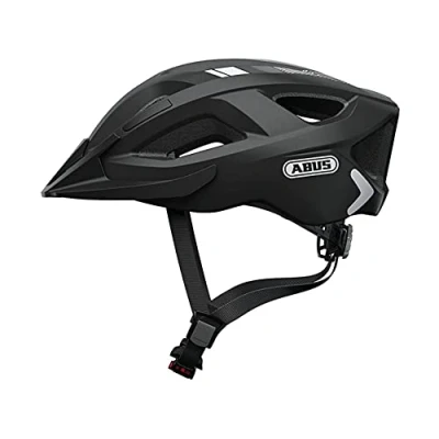 Immagine di ABUS Aduro 2.0 Casco da città bici a tutto tondo in design sportivo Adatto al traffico cittadino Per uomini e donne Nero, Taglia S