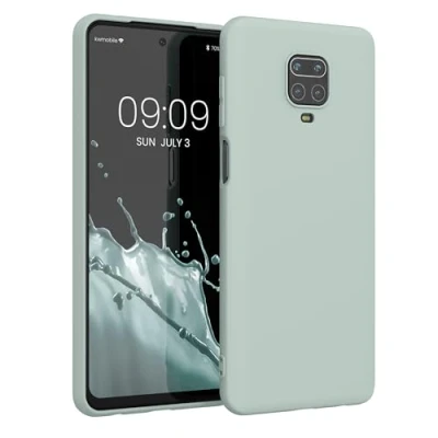 Immagine di kwmobile Custodia Compatibile con Xiaomi Redmi Note 9S / 9 Pro Max Cover Back Case per Smartphone in Silicone TPU Protezione Gommata menta freddo