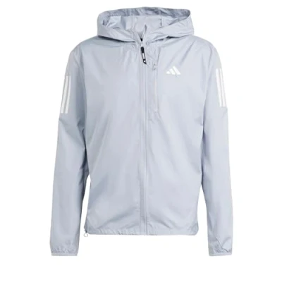 Immagine di adidas Performance OWN THE RUN Giacca a vento, Uomo, Taglia: Small, Halo silver