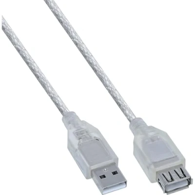 Immagine di InLine 19840 Cavo USB 2.0, Trasparente