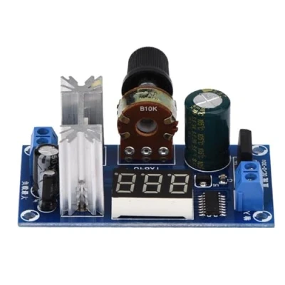 Immagine di DC3 30V/AC 3 20V Ingresso DC1.25V 28V max. Uscita 2A, modulo di alimentazione regolato regolabile LM317 con display digitale della tensione