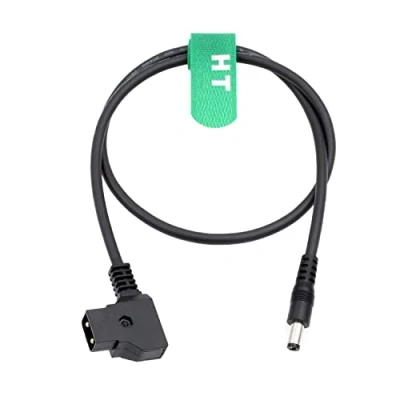 Immagine di HangTon D tap a DC Barrel 5.5 Cavo di alimentazione da 2,1 mm per SmallHD Atomos Ninja Shogun 7 Inferno Flame Monitor LILLIPUT V mount 60 cm