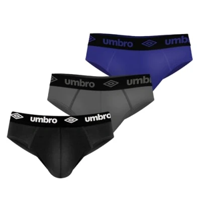 Immagine di Umbro Umb/1/Scx3/Uni Mutande da Uomo, Tinta Unita, XL (Pacco 3)