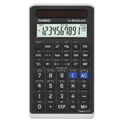 Immagine di Casio FX 82SOLARII Calcolatrice per la scuola Nero Display (cifre): 10 A energia solare (L x P) 71 134 mm