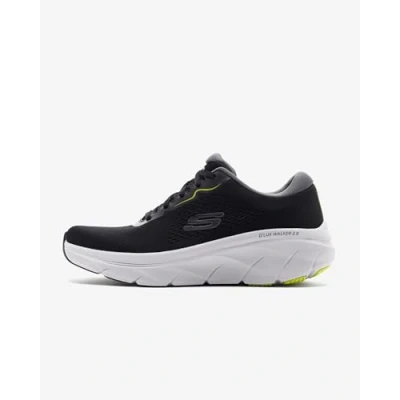 Immagine di Skechers D&#039;lux Walker 2.0 Swave, Scarpe da Ginnastica Uomo, Finiture Sintetiche in Rete Nera, 45.5 EU