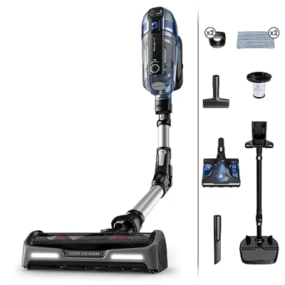 Immagine di Rowenta X Force Flex 14.60 Aspirapolvere Lavapavimenti Senza Fili, Aspira e Lava Contemporaneamente, Potenza 200 Air Watt, Autonomia 70 min, Luce LED, Stazione di Ricarica Verticale Inclusa, RH99C3