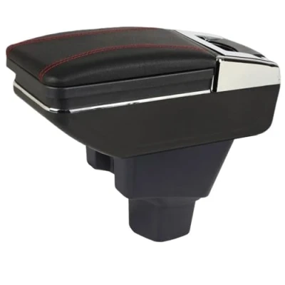 Immagine di Leather Car Center Console Armrest Box Auto parti interne braccioli Compatibile con Suzuki SX4 2008, 2009, 2010, 2011, 2012, 2013, 2014, 2015, 2016, 2017,2018 2019 2020,2021