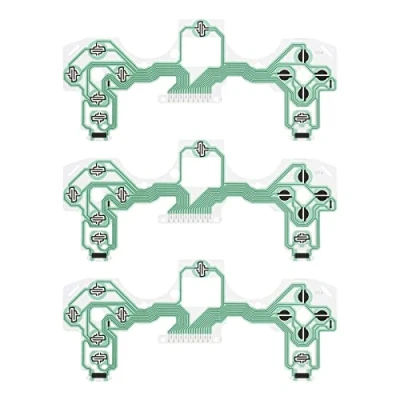 Immagine di the Lord of Tools 3 pezzi di ricambio per tastiera conduttiva pellicola flessibile regolatore pad compatibile con controller PS4 JD M 001 010 011