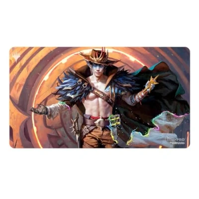 Immagine di Ultra PRO Outlaws of Thunder Junction Playmat Ft. Oko for Magic: The Gathering, edizione limitata unico artistico da collezione gioco TCG accessorio