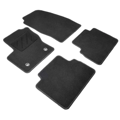 Immagine di WALSER 80147 Set tappetino Tessile anteriore e posteriore 4 nero FORD: C Max 2