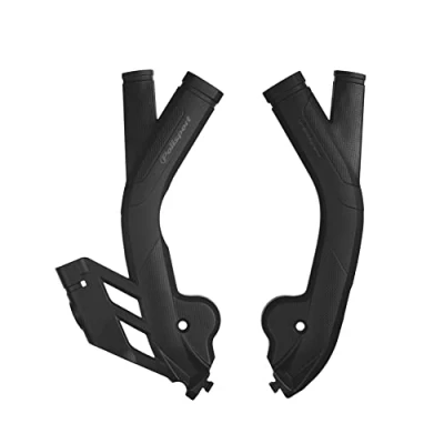 Immagine di POLISPORT 8473500001 Set di piastre paramotore in plastica durevole e resistente agli urti compatibile con le moto BETA colore nero