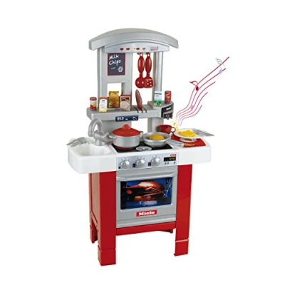 Immagine di Theo Klein 9106 Cucina da principiante Miele, giocabile su entrambi, lati e con Accessori, Piastra Suono, Giocattoli per Bambini dai 3 Anni in