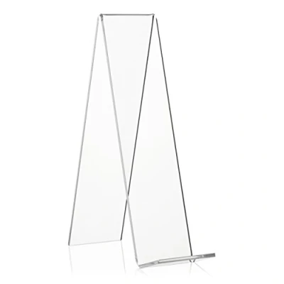 Immagine di VITAdisplays espositore inclinato, supporto per libri, prodotti come fermalibri ed in PLEXIGLAS originale (trasparente, 20,0 cm)