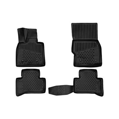 Immagine di Element Set tappetini in Gomma 3D per Alfa Romeo Stelvio 2017 2024 Auto 100% su Misura, robusti universali,