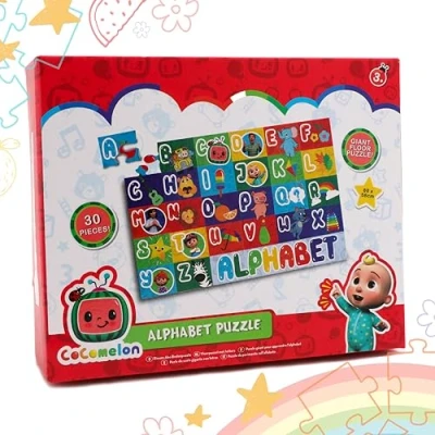 Immagine di Toyland® 30 Pezzi Cocomelon Alphabet Jigsaw Puzzle 88 x 58cm Giocattoli per l&#039;Apprendimento Precoce e lo Sviluppo Età 3+
