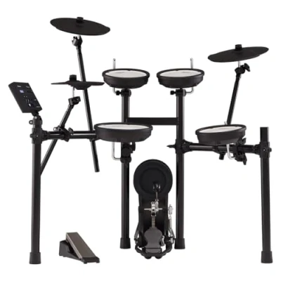Immagine di Kit Elettronico V Drums Roland TD 07KV con le leggendarie pelli Mesh a doppio strato, dalla suonabilità ed espressività superiori audio &amp; MIDI Bluetooth USB per registrare dati e