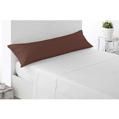 Immagine di Miracle Home Federa per Cuscino, Morbida e Confortevole, Cotone, 50% Poliestere, Marrone, Letto 135